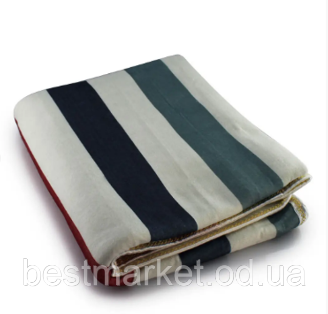 Простирадло електричне Electric Blanket 150х180 см смуги різнобарвні