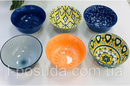 Керамічна салатник "Тригір'я" 15,5*7,5 см, 600 мл, фото 1