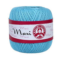 Madame Tricote Paris MAXI (Максi) № 5353 ментол (Бавовняна пряжа, нитки для в'язання)