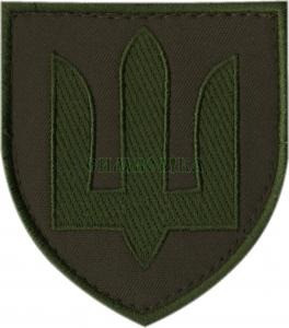 Шеврон PATCH ПАТРІОТ Сухопутні війська ЗСУ олива (4819)