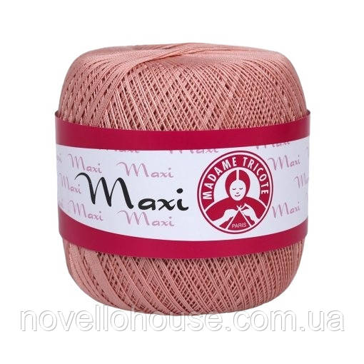 Madame Tricote Paris MAXI (Максi) № 4105 пудра (Бавовняна пряжа, нитки для в'язання)