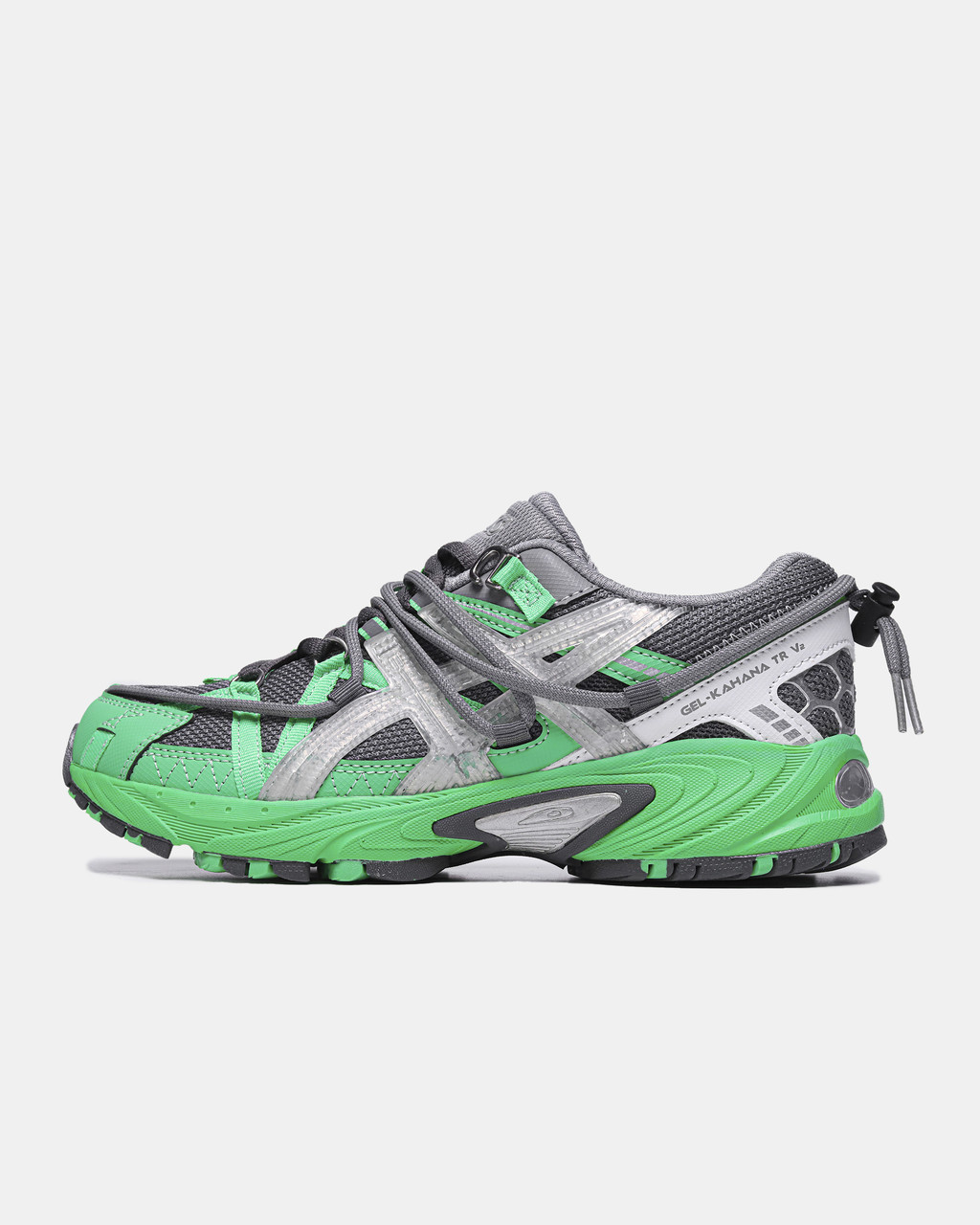 Чоловічі Кросівки Asics Gel-Kahana Trail V2 Retro Grey Green / Асікс Гел-Кахана Трейл В2 Ретро Сірі із Зеленим