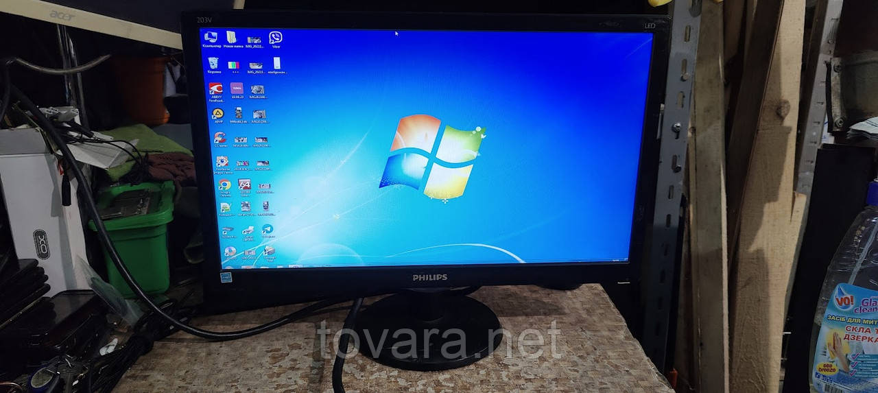 Широкоформатний LED монітор 20 дюймів Philips 203V5L 203V5LSB2/62 No 230211100