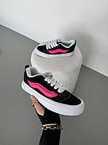Жіночі Кеди Vans KNU Skool Black Pink / Ванс КНУ Скул Чорні з Рожевим, фото 4