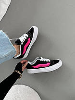 Жіночі Кеди Vans KNU Skool Black Pink / Ванс КНУ Скул Чорні з Рожевим, фото 5