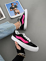 Жіночі Кеди Vans KNU Skool Black Pink / Ванс КНУ Скул Чорні з Рожевим, фото 3