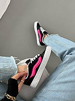 Жіночі Кеди Vans KNU Skool Black Pink / Ванс КНУ Скул Чорні з Рожевим, фото 6