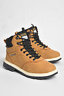 Черевики підліткові зима бежевого кольору на шнурівці 187372L