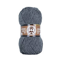 Madame Tricote Paris MERINO GOLD 200 (Меріно Голд 200) № 008 сірий (Пряжа напіввовна, нитки для в'язання)
