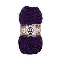 Madame Tricote Paris MERINO GOLD 200 (Меріно Голд 200) № 060 фіолетовий (Пряжа напіввовна, нитки для в'язання)