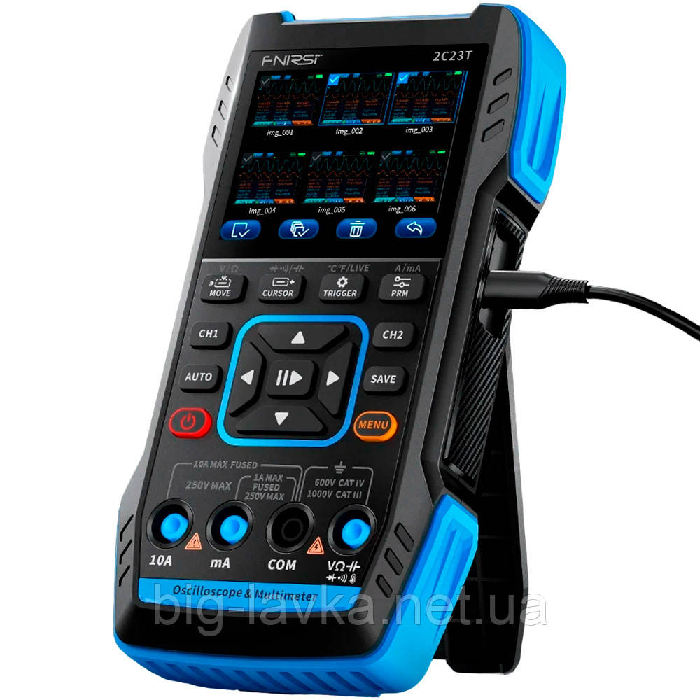 Мультиметр FNIRSI Latest 2C23T 3 в 1 Чорний