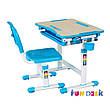 Комплект парта і стілець-трансформери FunDesk Bambino Blue, фото 7
