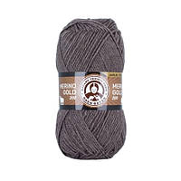 Madame Tricote Paris MERINO GOLD 200 (Меріно Голд 200) № 014 мокко (Пряжа напіввовна, нитки для в'язання)