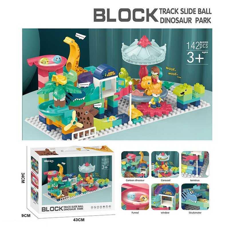 Конструктор 8022 142 деталі, "Дино-парк", в коробці, фото 1
