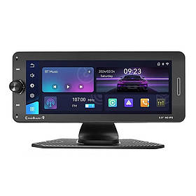 Універсальний головний пристрій RIAS 601W 6.9" HD IPS сенсорний екран Apple CarPlay та Android Auto Black