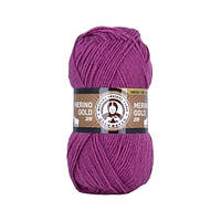 Madame Tricote Paris MERINO GOLD 200 (Меріно Голд 200) № 051 фуксія (Пряжа напіввовна, нитки для в'язання)