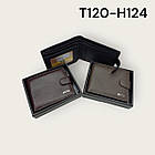 Гаманець чоловічий на кнопці в різних кольорах зі штучної шкіри Glam, фото 2