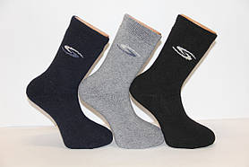 Чоловічі шкарпетки вовняні з махрою НЛ VIP 40-45 емблемка