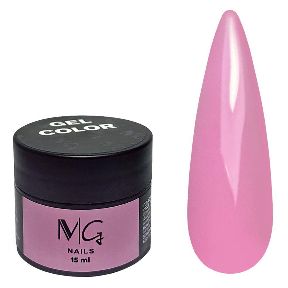 Гель кольоровий для нігтів MG Nail Color Gel №01 Рожевий 15 мл