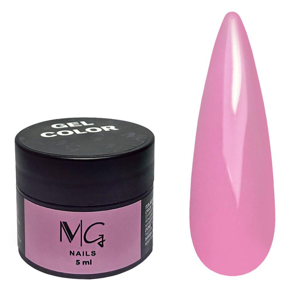 Гель кольоровий для нігтів MG Nail Color Gel №01 Рожевий 5 мл, фото 1