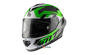 Шолом (інтеграл) MT RAPIDE Pro Carbon FUGAZ A6 Gloss Green [XL]