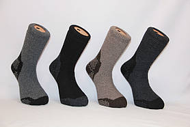 Чоловічі шкарпетки вовняні високі з махрою Кардешлер комбіновані карта