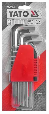 Набір Шестигранників (2-12 мм) 10 шт YATO (YT-0508), ціна