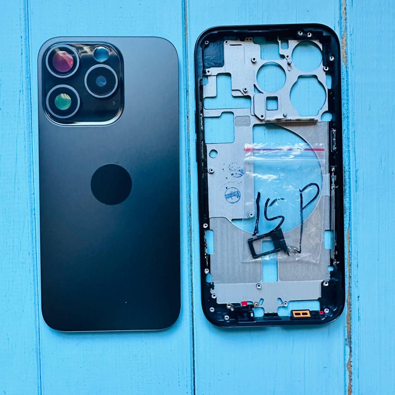 Корпус Apple iPhone 15 Pro Max Black Titanium EU