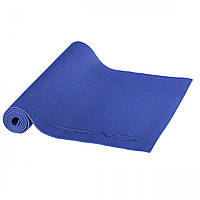 Килимок спортивний SportVida PVC 6 мм для йоги та фітнесу SV-HK0053 Blue