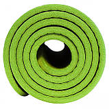 Килимок (мат) спортивний SportVida NBR 180 x 60 x 1 см для йоги та фітнесу SV-HK0248 Green, фото 8