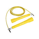 Скакалка швидкісна для кросфіту 4FIZJO Standard+ Yellow (P-5907739311535), фото 6