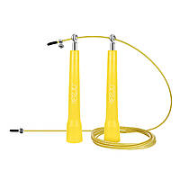Скакалка швидкісна для кросфіту 4FIZJO Standard+ Yellow (P-5907739311535)