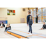 Мат гімнастичний надувний 4FIZJO Air Track Mat 600 x 100 x 15 см White/Red (P-5907739311801), фото 6