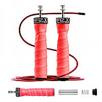 Скакалка швидкісна для кросфіту 4FIZJO Speed Rope PRO+ Red (P-5907739313171)