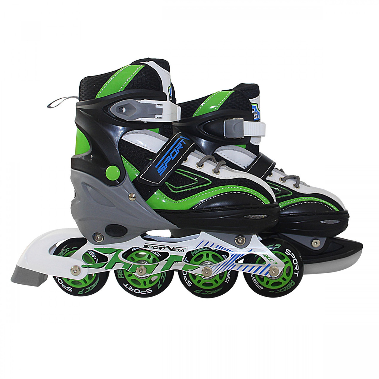 Роликові ковзані SportVida 4 в 1 SV-LG0034 Size 31-34 Black/Green/White