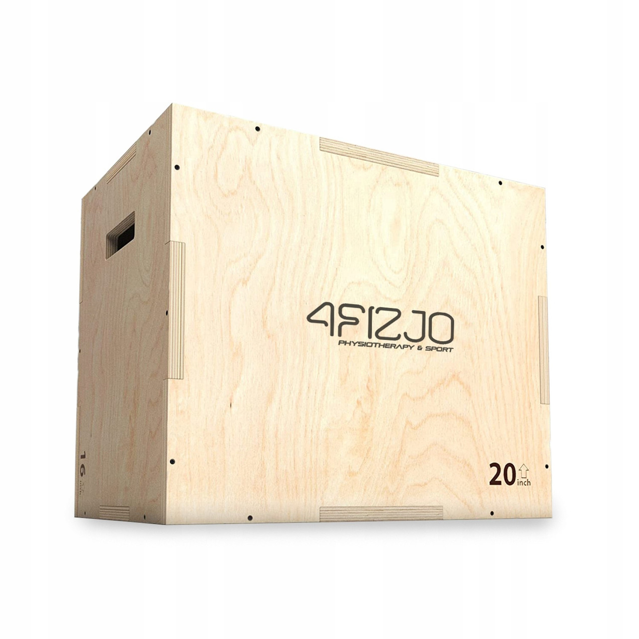 Бокс пліометричний 4FIZJO 3 в 1 60 x 50 x 40 см дерев'яний (P-5907739315403)