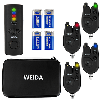 Набір сигналізаторів клювання Weida FA02-4, 4+1