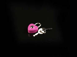 Колодки маленькі серце. Колір рожевий. 32х22мм / Колодки маленькі серце. Колір рожевий. 32х22мм