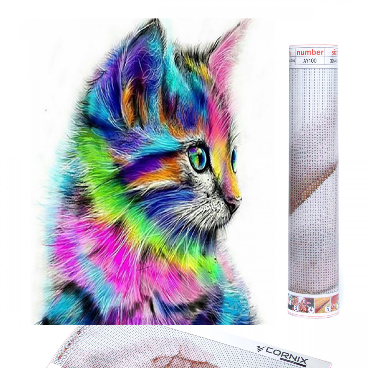 Набір алмазної мозаїки (вишивки) Cornix Art 40 x 30 см AY06 -UKMarket-, фото 1