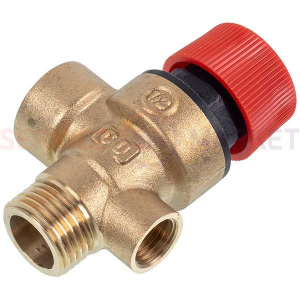Запобіжний клапан 3 бар 1/2&apos&apos + 1/4&apos&apos для газового котла Ariston 998447