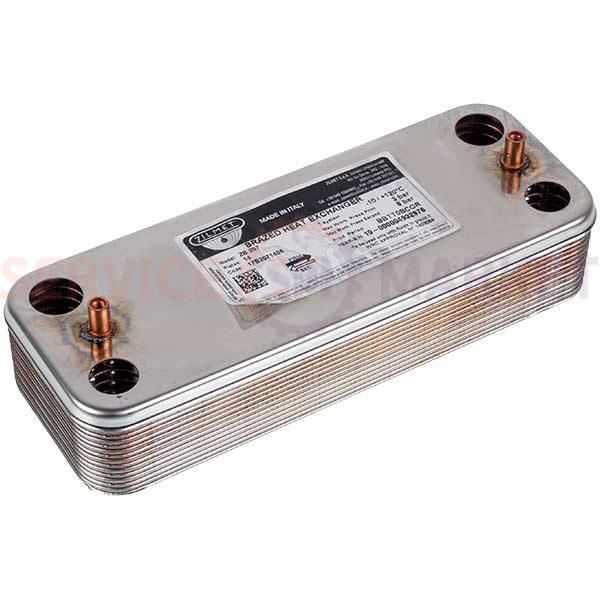 Теплообмінник пластинчастий (14 пластин) Zilmet для газового котла Ariston/Protherm 17B2071406