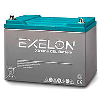 Акумуляторна батарея EXELON 100-12 GEL 12V 100 Ah (330 x 173 x 218), 30.4 kg Grey Q1/48 от DOM-Energy