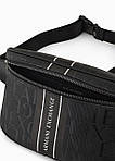 Поясна сумка Armani Exchange бананка 1159812303 (Чорний, One size), фото 6