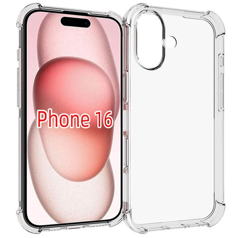 TPU чохол GETMAN Ease logo посилені кути для Apple iPhone 16 (6.1"), фото 1