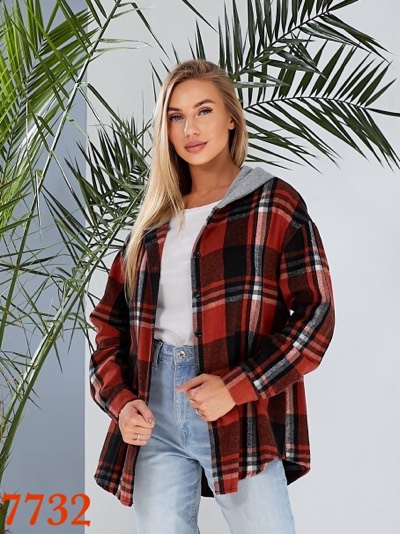 Байкова сорочка на гудзиках НОРМА (р-ри: 48-54) 7732-9 (в уп. один колір) осінь-зима. вир-во Китай., фото 1