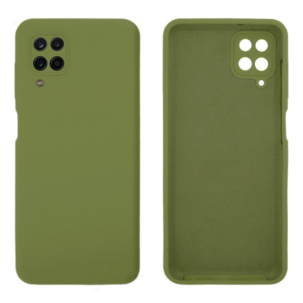 Чохол Silicone case Camera Protective для Samsung M33 (25) хакі зелений Khaki
