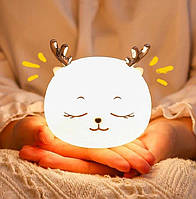 Нічник Олень портативний із сенсорним датчиком 9513