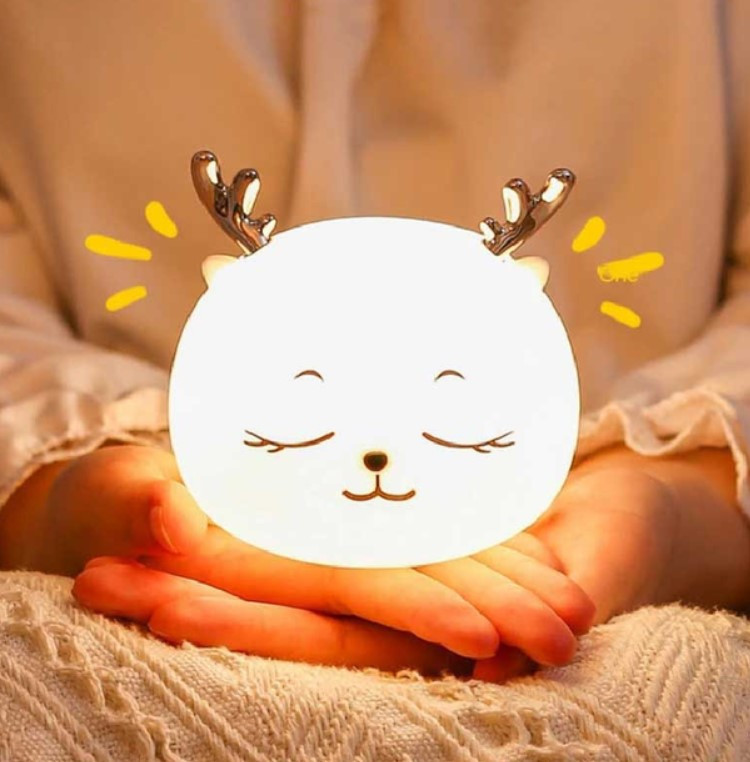 Нічник Олень портативний із сенсорним датчиком 9513, фото 1