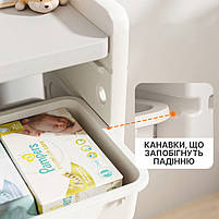 Дитячий органайзер для іграшок та книг Lumpurini Mauro з магнітною дошкою для малювання. Стелаж в дитячу, фото 10