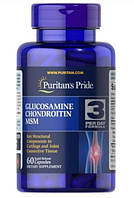 Комплекс Puritan's Pride Glucosamine, Chondroitin & MSM 60 каплет